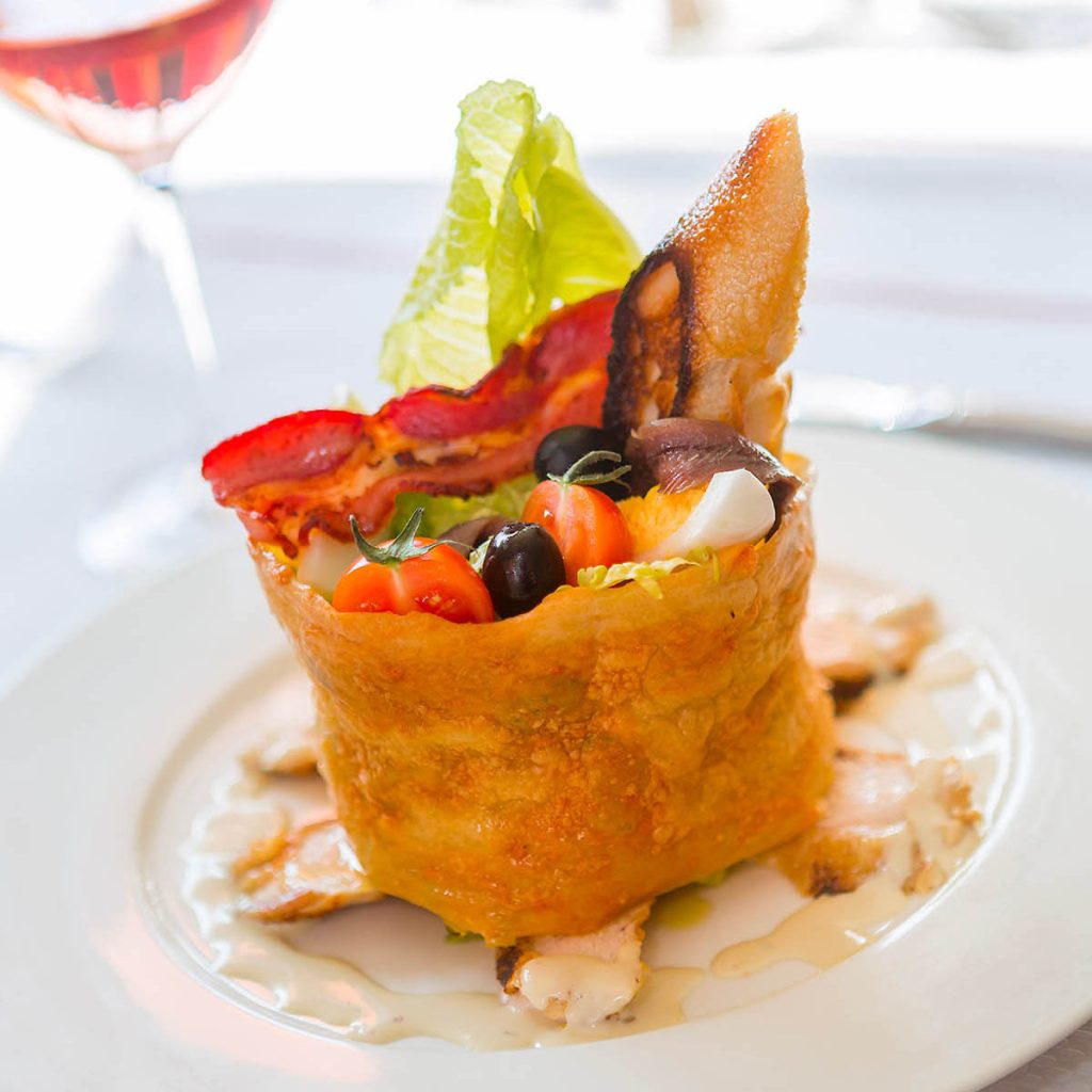 Photographie d'une assiette garnie